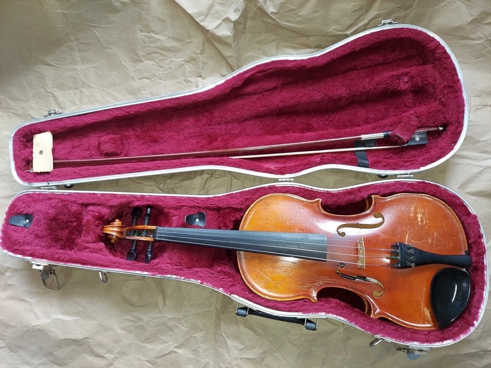 Karl Knilling 4/4 Violin W/ Case & Bow, Good Condition, Germany - Image 1 of 4
