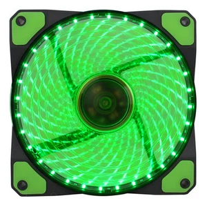 GameMax GaleForce 32 x Green LED's 120mm PC Cooling Case Fan 87CFM 29dBA 3/4-Pin - Picture 1 of 8