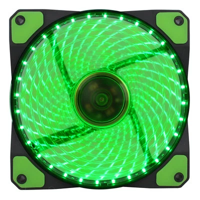 GameMax GaleForce 32 x Green LED's 120mm PC Cooling Case Fan 87CFM 29dBA 3/4-Pin - Image 1 of 4