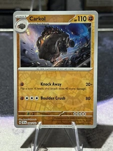 Pokemon Carkol 094/162 Sv05: Temporal Forces Reverse Holo - Picture 1 of 2