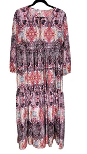 Anthropologie Raga Evalona Peasant Dress Women’s Size Medium - Picture 1 of 10