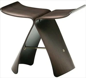 Tendo S-0521 RW-ST Chair Butterfly Stool Rosewood Sori Yanagi design Brown NEW - Picture 1 of 1