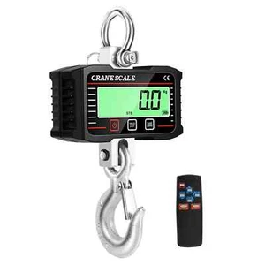 Digital LCD 1000kg Crance Scale Portable Electronic Heavy Duty Weight Hook Crane - Picture 1 of 9