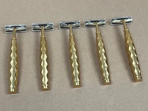 Gold Atlantis The Royal Dubai Travel Razor's x 5 - Picture 1 of 4