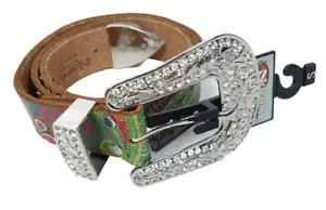 Nocona Western Leather Belt Women Size Small Fits size 28"-32" - Picture 1 of 11