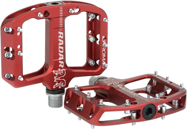 Chromag Radar Pedals - Platform, Aluminum, 9/16", Red - Image 1 of 1