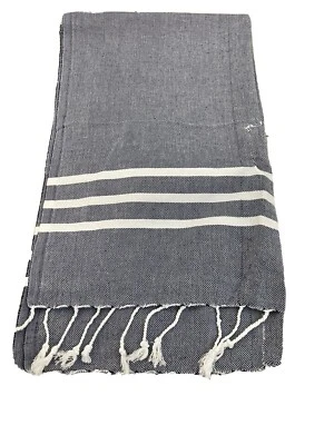 Turkish Towel Cotton Small Bath Beach Hammam Peshtemal Sauna Lightweight N59 - Image 1 of 4