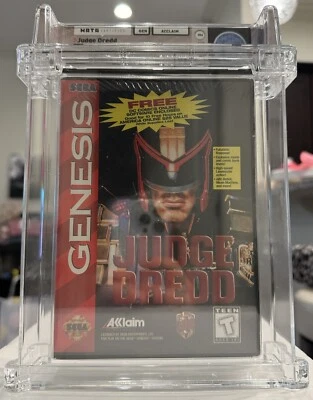 Judge Dredd 🔥 SEGA Genesis WATA 9.6 A+ 1995 RARE CLAMSHELL Acclaim Sealed NIB - Image 1 of 4