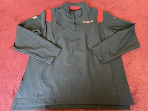 NEW san francisco 49ers nike xl AUTHENTIC Player ON FIELD NFL JACKET quarter zip - Picture 1 of 24