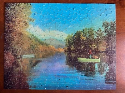 Rompecabezas De Colección Gremio 304 Piezas St. Joe River Michigan Perro de Pesca Completo R3 Foto 1 de 4