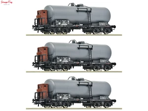 Roco DRG Bogie Tank Wagon Set (3) II 1:87 Scale, HO Scale - Picture 1 of 1