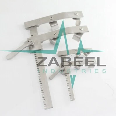 Morse Favaloro Sternal Retractor 4 Movable Blades Small & Medium 2 PCs Set - Image 1 of 2