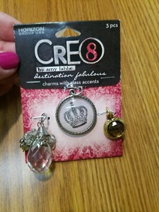 Dijes Cre8 con detalles de vidrio - Imagen 1 de 2
