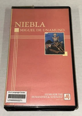 Niebla Miguel de Unamuno VHS Films For Humanities & Science Spanish Language - Image 1 of 4