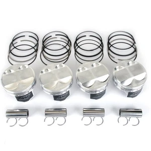 WISECO 75MM 8.4:1 CR HONDA CIVIC EX D16Y8 LOW COMPRESSION TURBO PISTONS FORGED - Bild 1 von 2