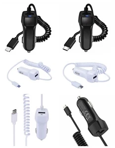 Chargeur Voiture Type C USB-C Adaptateur de Charge Convient pour Téléphone Portable Android - Photo 1 sur 18