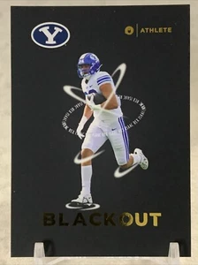 2023 ONIT Athlete BYU Cougars - GOLD BLACKOUT SP - Isaac Rex - Picture 1 of 2