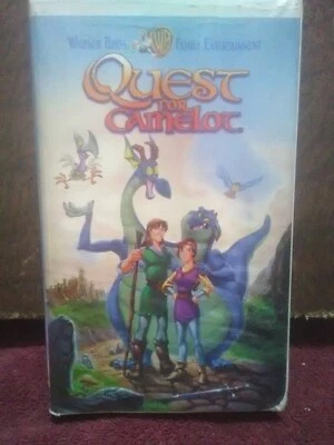 Warner Brothers Quest For Camelot VHS Tape 1998 Cornwall Devon Pendant - Image 1 of 4