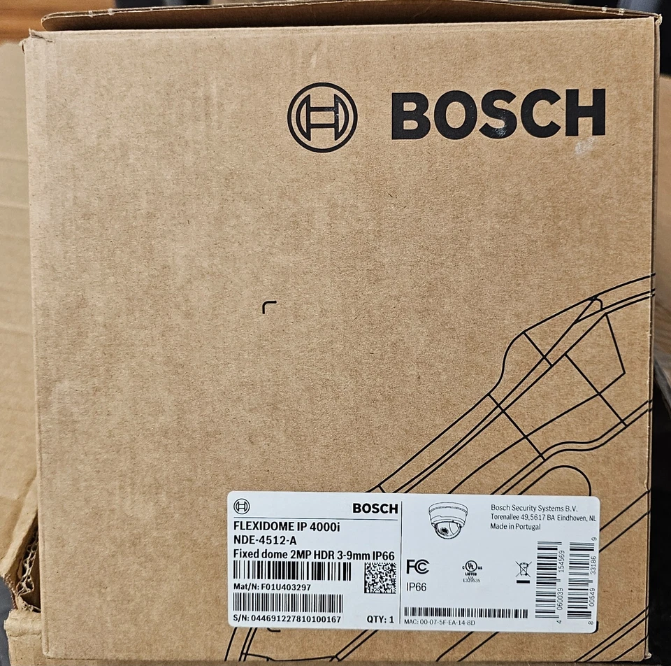 Bosch FLEXIDOME IP 4000i NDE-4512-A  - Image 1 of 1