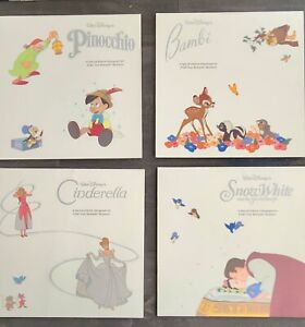 Walt Disney AT&T True Rewards Special Edition Lithograph Prints Complete Set 1-4