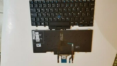 Ref - KFHY6 OEM Dell Spanish Latitude E7450 E5450 Laptop Keyboard Dual Point  - Image 1 of 4