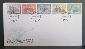 FDC - 1979 - CHRISTMAS - UNADDRESSED FIRST DAY COVER - FREE POSTAGE M-11 - Picture 1 of 1