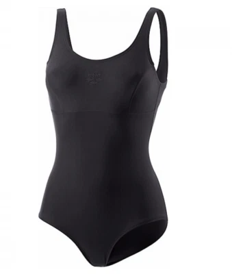 Arena Damen Badeanzug Melblue Einteiler Schwarz Gr. 36 Neu - Bild 1 von 2