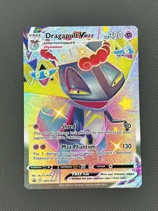 Pokemon Dragapult VMAX SWSH097 Spada e Scudo SHINY BLACK STAR PROMO - Foto 1 di 2