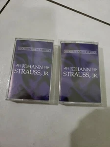 Johann Strauss Jr. Favorites From the Classics Cassette Tapes 1 & 2 New & Sealed - Picture 1 of 3