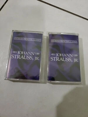 Johann Strauss Jr. Favorites From the Classics Cassette Tapes 1 & 2 New & Sealed - Image 1 of 3