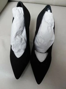 Zapatos de gamuza Bronx negros Reino Unido 4 - Imagen 1 de 6