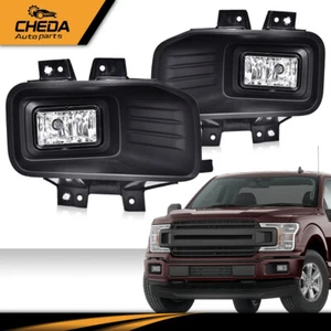 Fit For Ford F150 Pickup 18-20 Halogen Fog Lights Driving Lamps Left& Right Pair - Picture 1 of 10