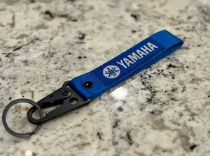 New Blue Racing Double Sided Keychain for Yamaha Motorcycles R1 R3 R6 R7 MT - Picture 1 of 2