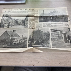 A0031 Magazine Clipping About King Charles II Fleeing For His Life - Picture 1 of 8