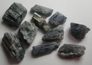 ZYPRIN, GRAUBLAUE ROHKRISTALLE, AFGHANISTAN, EXTREM SELTEN!! - Bild 1 von 5