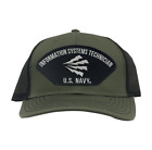 U.S. Navy Information Systems Technician Od Green Mesh Cap Officially Licensed