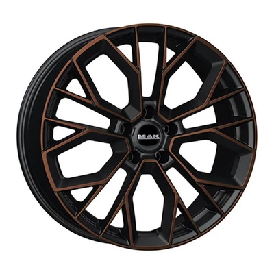 JANTES ROUES MAK STILO POUR INFINITI M 8.5X20 5X114,3 BLACK & BRONZE 66X - Photo 1/4
