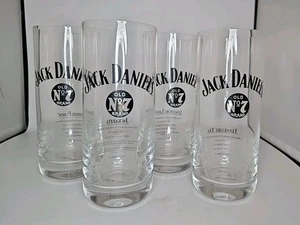4 Jack Daniels Old No 7 Lemonade Tea Jackarita Glass Drink Recipe Bar Highball - Picture 1 of 7
