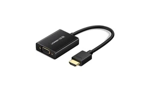 Ugreen kabel przewód adapter HDMI (męski) - VGA (żeński) czarny (MM102) - Bild 1 von 1