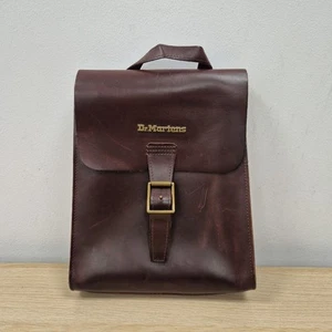 Dr Martens Mini Brown Charro Brando Leather Backpack Bag Size 11" Gift Idea - Picture 1 of 8