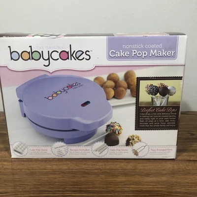 Babycakes Cake Pop Maker/Donut Maker Nunca Usado Púrpura (CP-94LV/CP-12)  Foto 1 de 4