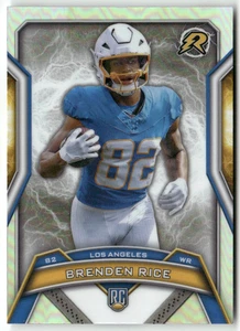 2025 Topps NFL Football Resurgence No. 155 Brenden Rice Rookie Refractor - Bild 1 von 2