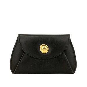 Cartier Panther Leather Coin Wallet Purse Black/2BG2830 - Picture 1 of 8