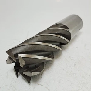 2" (50.8mm)  x 4.1/2" Flute Length End Mill. 2" Straight Drive Shank, 6 Flute. - Picture 1 of 10