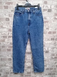 Tommy Hilfiger Jeans W29 L30 Womens Blue Julie Ultra High Rise - Picture 1 of 12