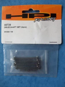 GENUINE HPI 85739 DRIVE SHAFT SET (4) BRAMA 18B #85739 NIP - Picture 1 of 1
