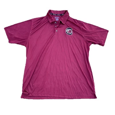 Champion South Carolina Gamecocks Men's Short Sleeve Golf Polo Wicking Shirt 2XL - Image 1 of 4
