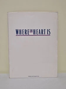 Where The Heart Is Film Pressemappe. Ordner, Fotos & Notizen. 1990. Uma Thurman - Bild 1 von 6