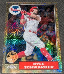 2022 Topps Update Series Baseball 1987 Mojo Chrome # T87C-4 Kyle Schwarber - Picture 1 of 2