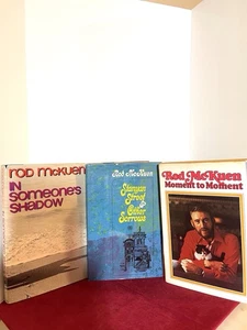 Rod McKuen Books Lot of 3 Stanyan Street, Someone’s Shadow, Moment Vintage HC DJ - Imagen 1 de 15
